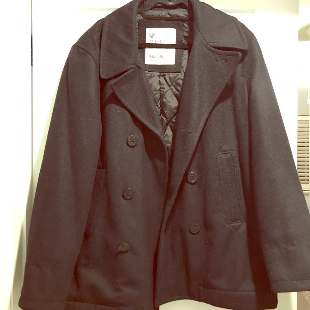 American eagle wool pea coat